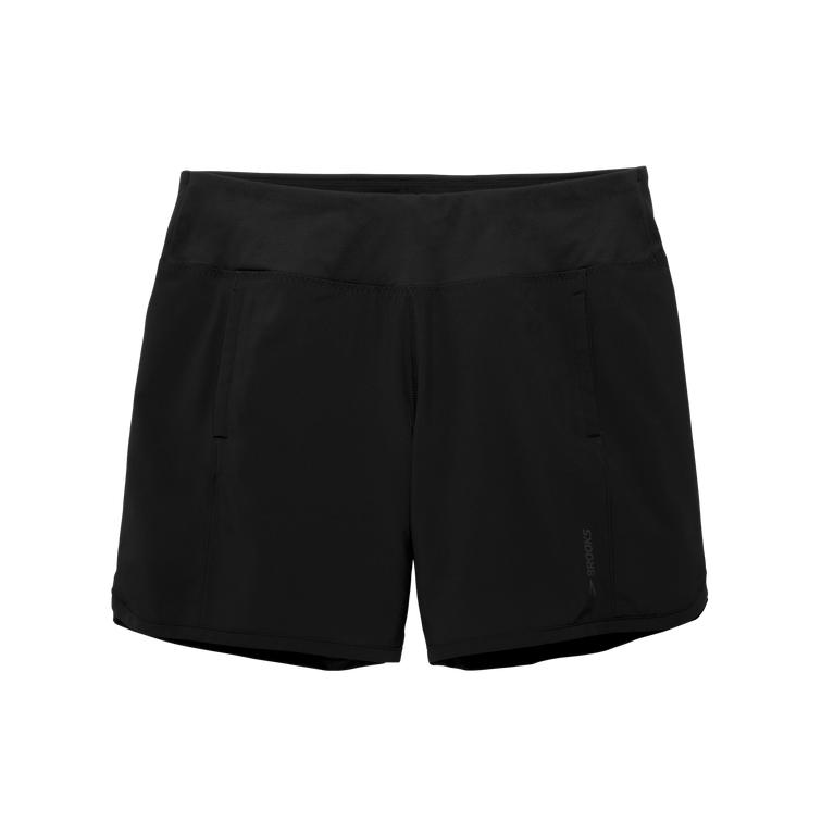 Brooks Womens Chaser 7 Running Shorts - Black (746325-VSN)